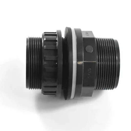 PVC Durchführung, Klebemuffe, Außengewinde, 50mm, PN10