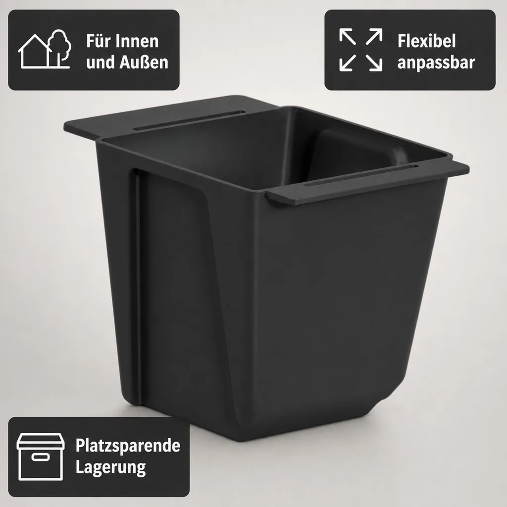 Pflanzkasten Europalette, Paletten Pflanzkasten anthrazit, 10cm, Kunststoff