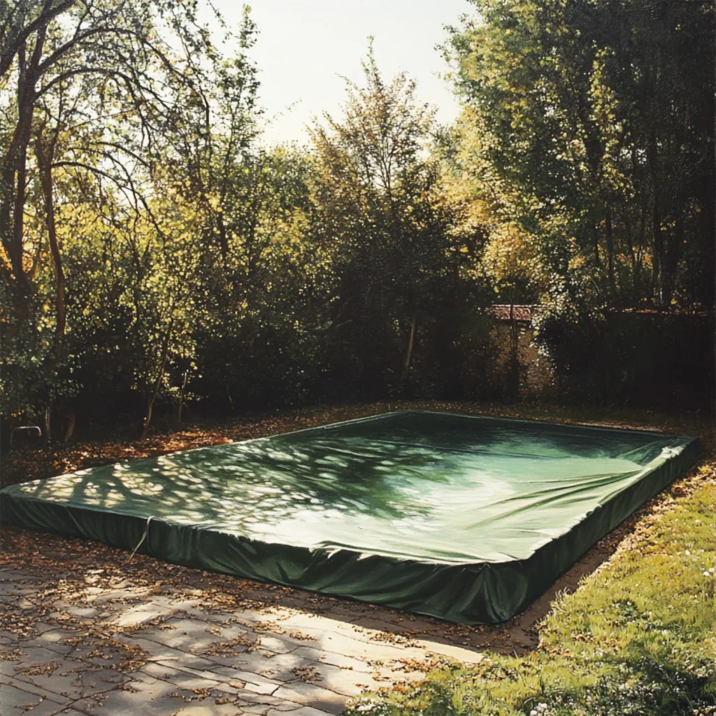 Abdeckplane, 120m², grün, 280g/m², wasserdicht und reißfest