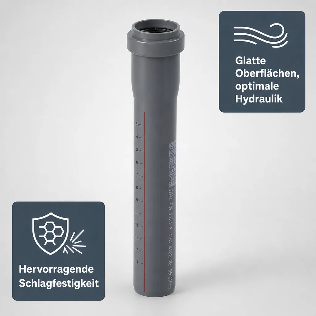 HTsafeEM DN/OD 90 x 750 mm