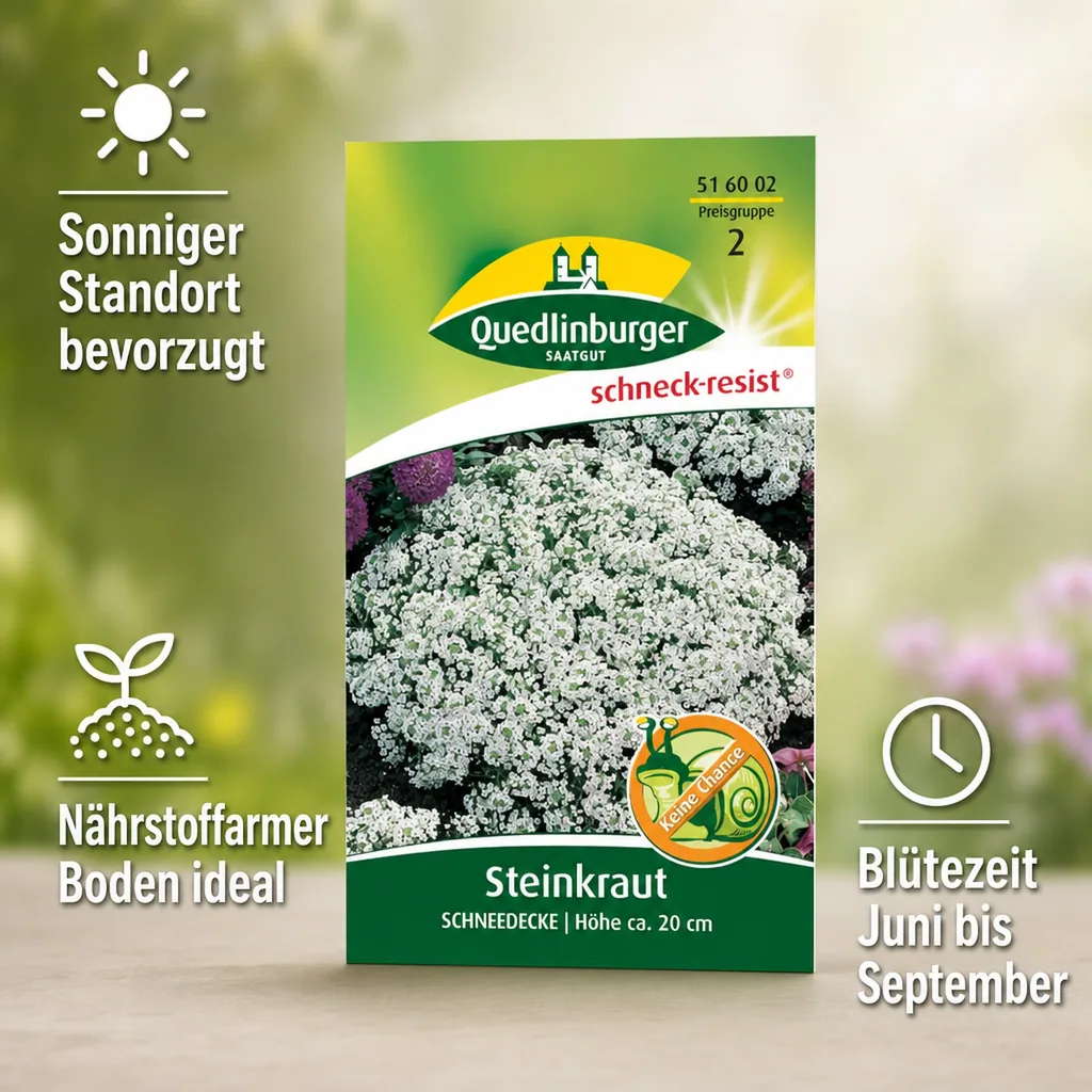 Steinkraut Schneedecke, Bodendecker, Bienenfreundlich, Duftend