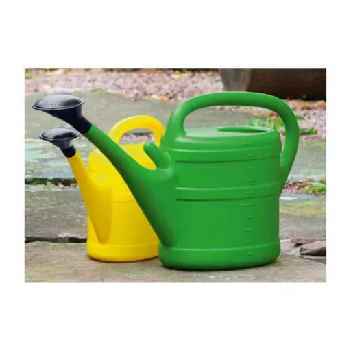 Gießkanne 10 Liter, grün, Kunststoff, mit Brause