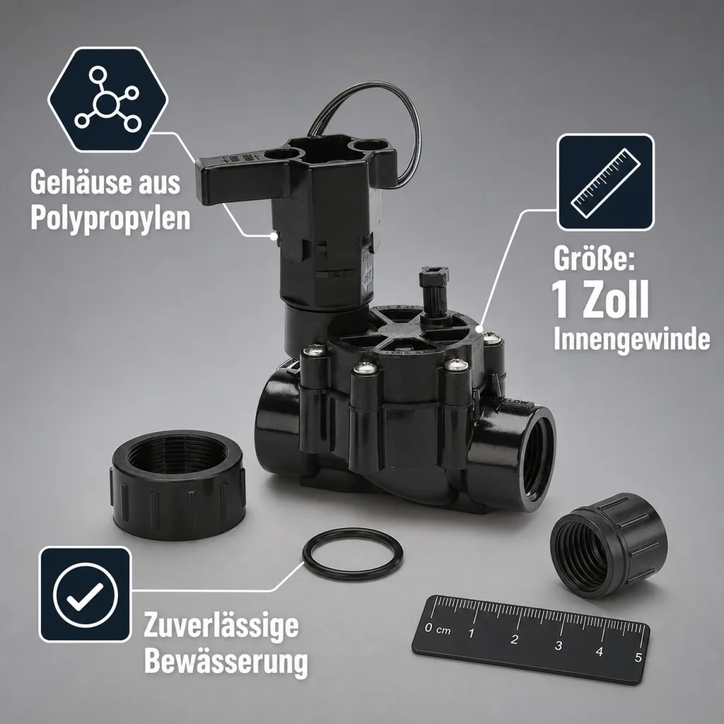 Magnetventil Typ 100-DV 1" IG