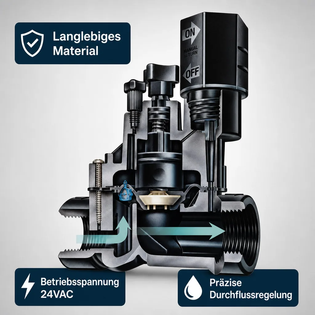 Magnetventil Typ 100-DV 1" IG