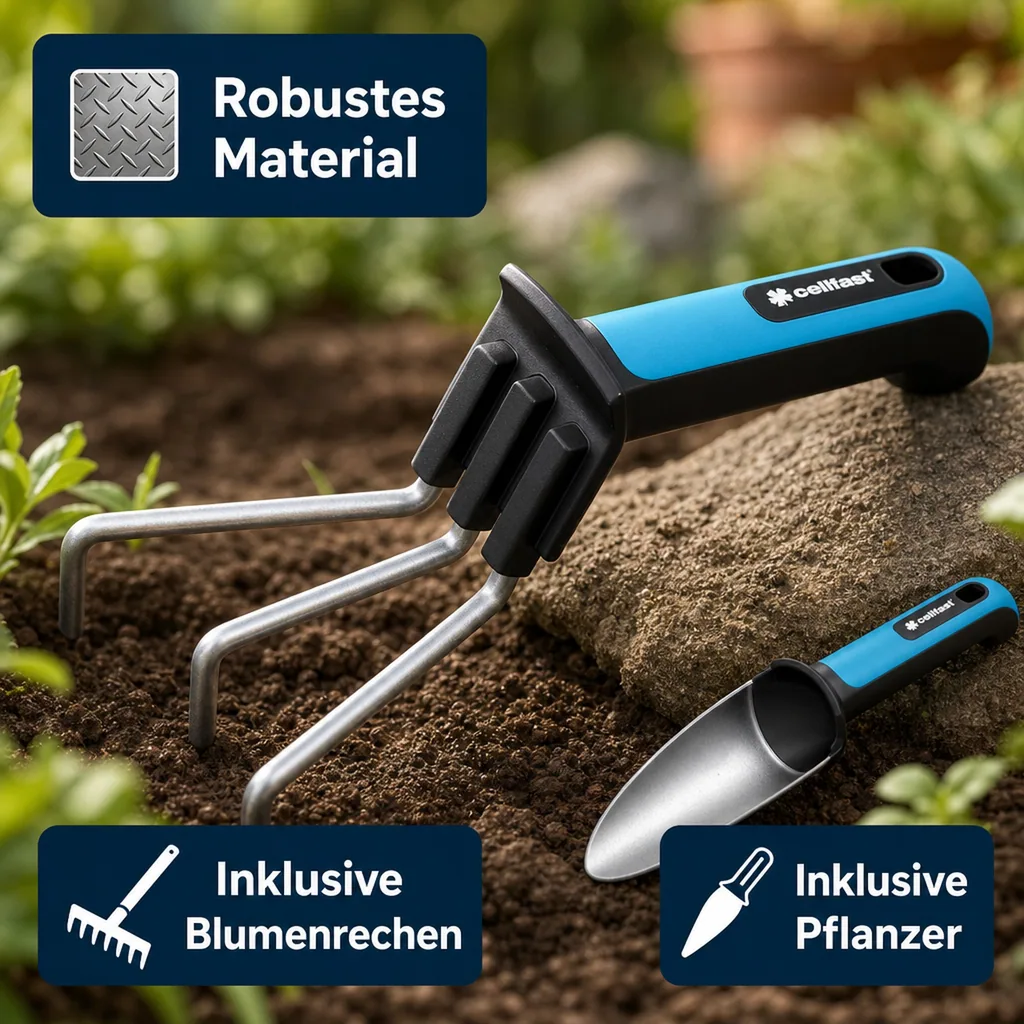 Gartenhandgeräte Set ERGO 6-teilig
