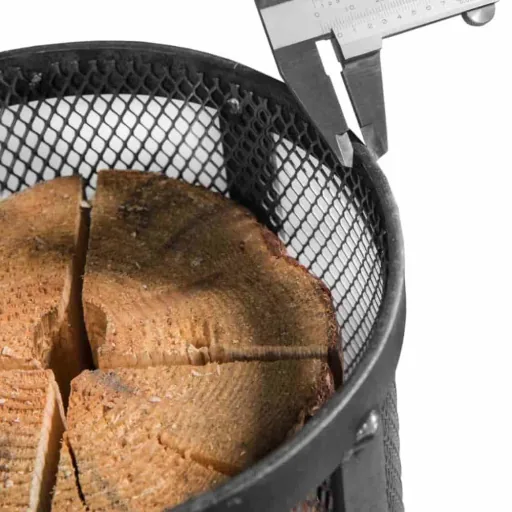 Feuerkorb, Schwedenfeuer, Feuerstelle Garten, 20cm, 3kg Naturstahl
