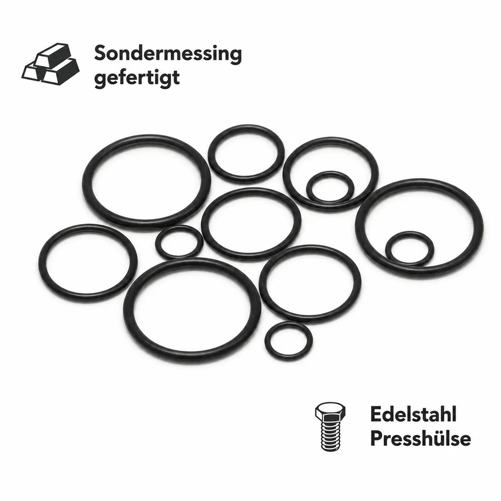 Pressfitting Press-O-Ring aus EPDM 20 x 2