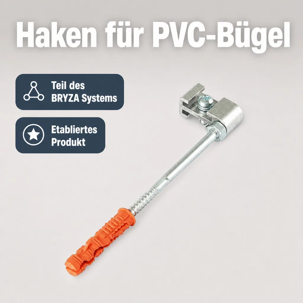 Haken für PVC-Bügel (Metall) 160mm