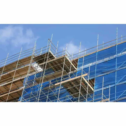 Gerüstschutznetz, 2,57 x 100 m, grün, 50g/m², robust, HDPE