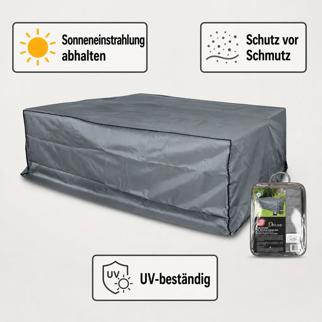 Lounge Schutzhülle, Gartenmöbel Abdeckung, wetterfest, 240x200x95 cm