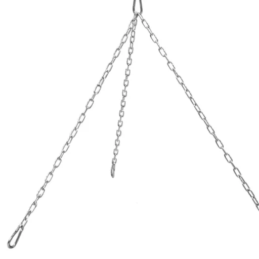 Grillrost Aufhängung Set, Ketten mit Karabinerhaken, Grillzubehör