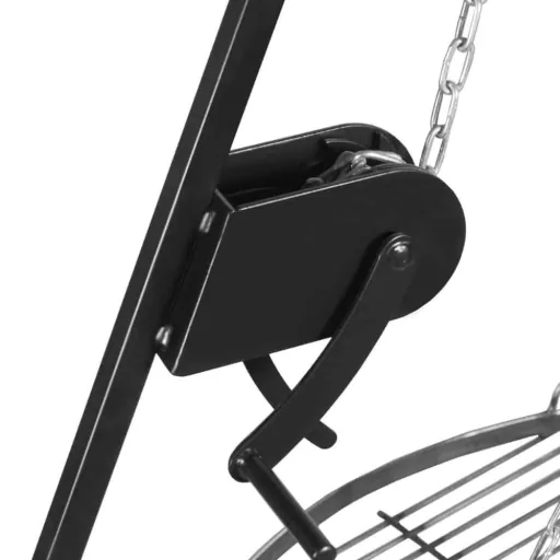Schwenkgrill, Dreibein, Grillrost 60 cm, mit Kurbel, 200cm