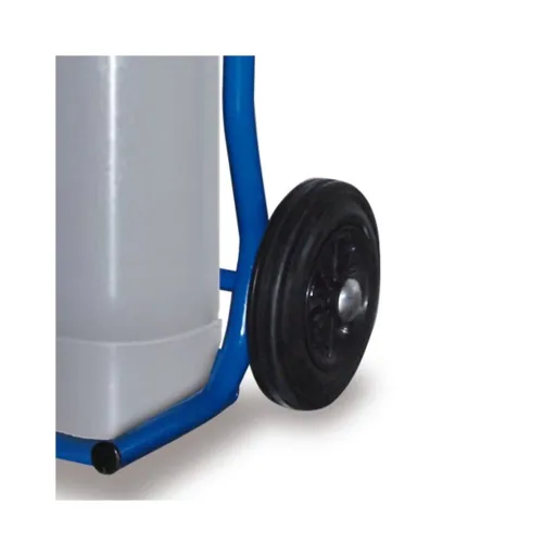 Stahlflaschenkarre, Flaschenkarre für 2 x 10l Stahlflaschen, 50kg Traglast