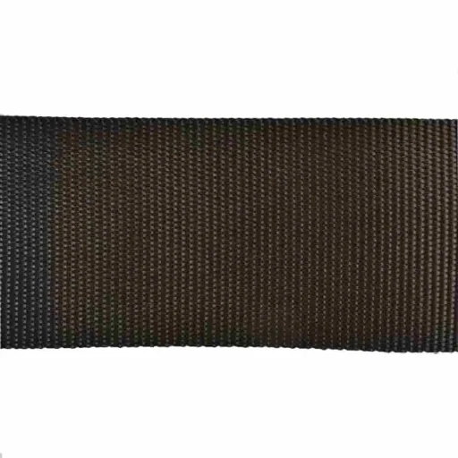 Gurtband schwarz, 10m, mit Schlaufen, 6cm breit, Befestigungsband