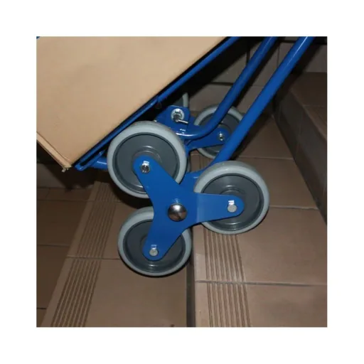Treppenkarre, Alu Treppenkarre 200 kg, Radstern, thermoplastisches Gummi