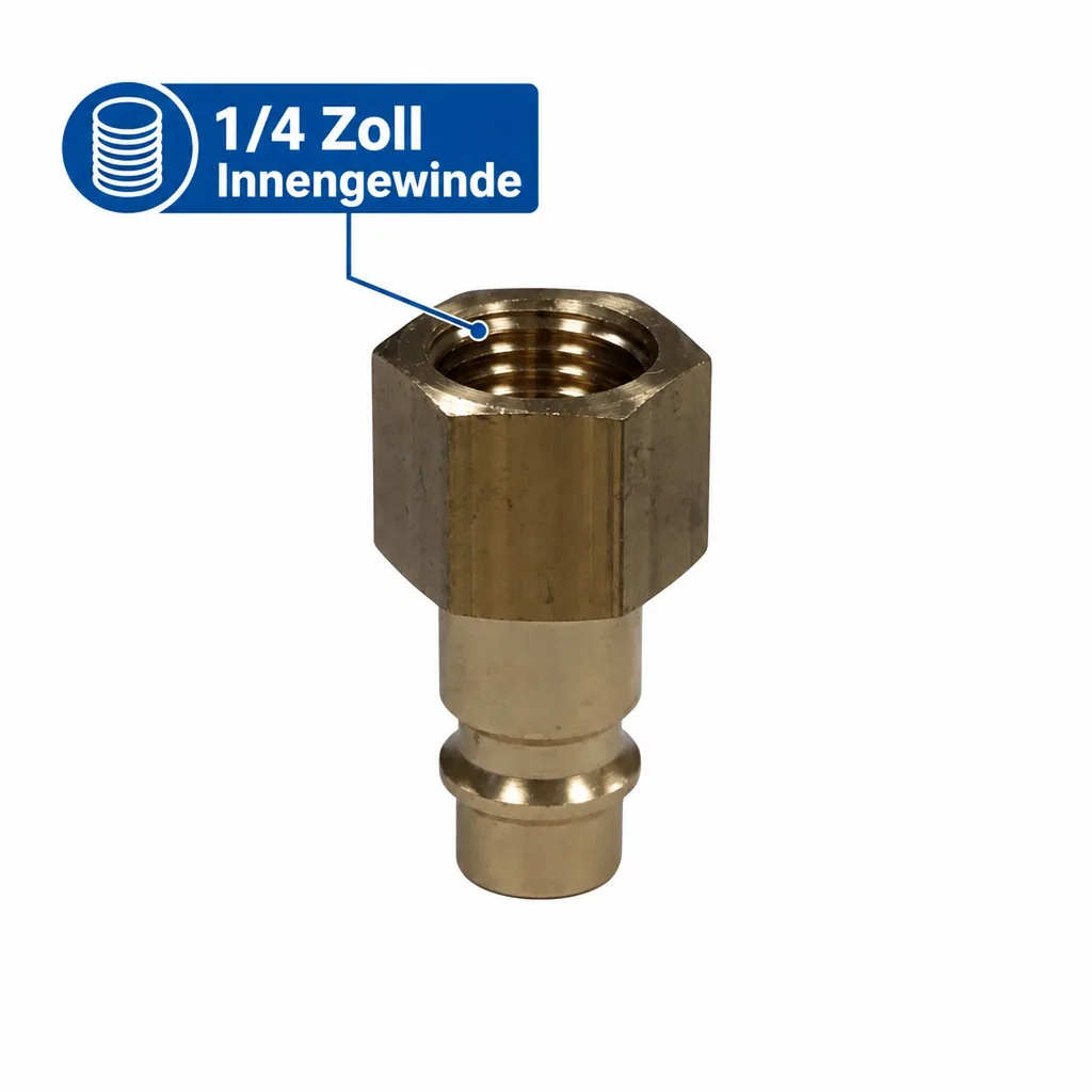 Druckluft Stecker 1/4" Innengewinde