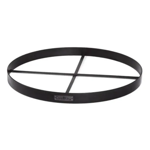 Bodenplatte für Feuerstelle rund 80 cm, Feuerschalenbasis aus Naturstahl