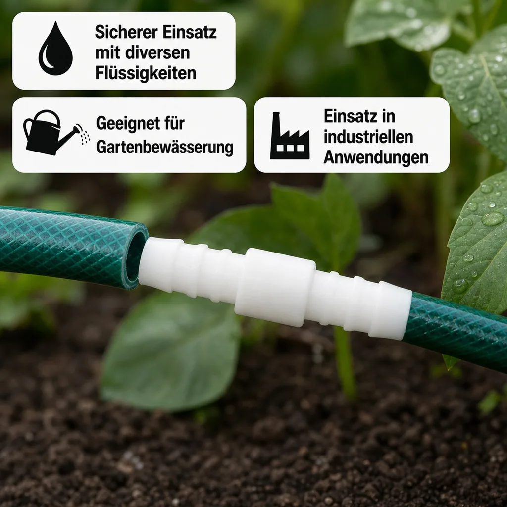 Schlauchverbinder 12mm, Kunststoff
