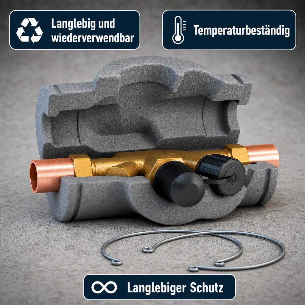 Ventil Isolierung, DN25 Isolierung, Armaturen Isolierung