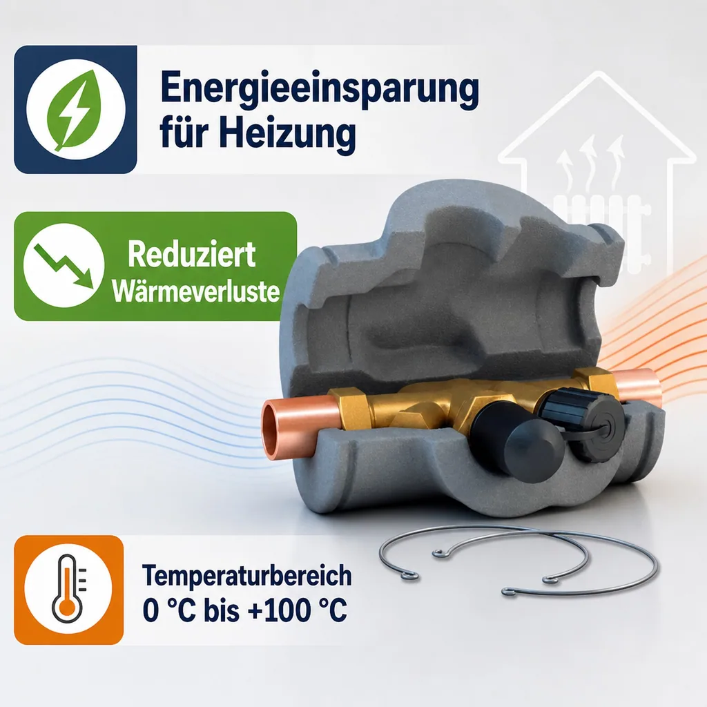 Ventil Isolierung, DN25 Isolierung, Armaturen Isolierung