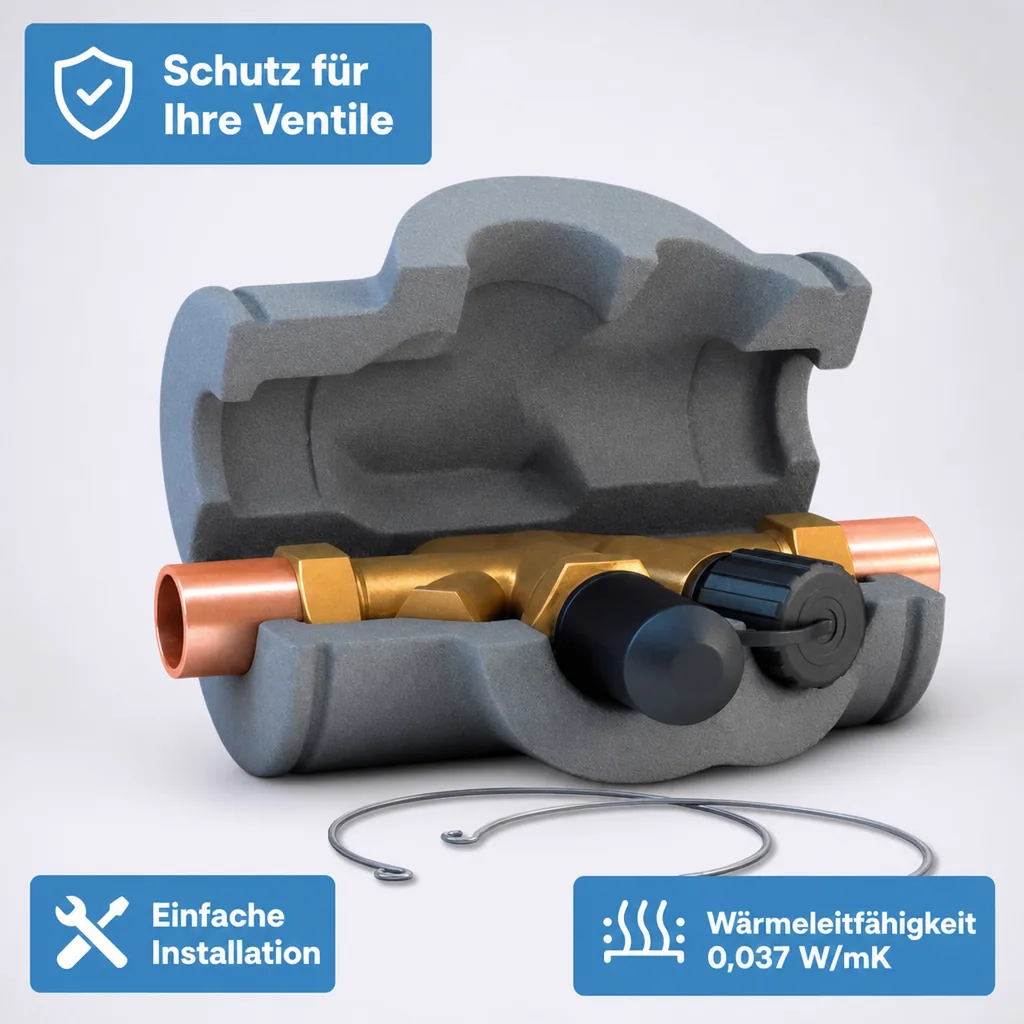 Ventil Isolierung, DN25 Isolierung, Armaturen Isolierung