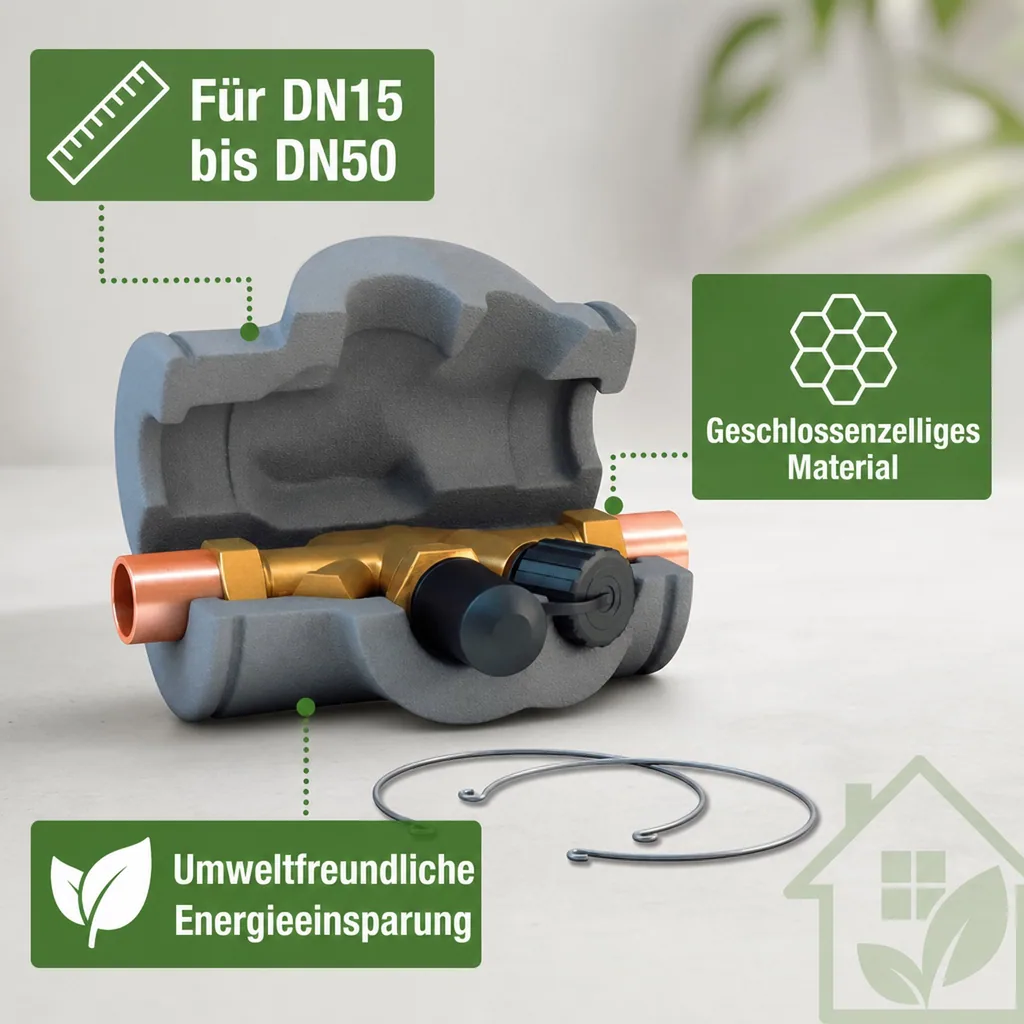 Ventil Isolierung, DN25 Isolierung, Armaturen Isolierung
