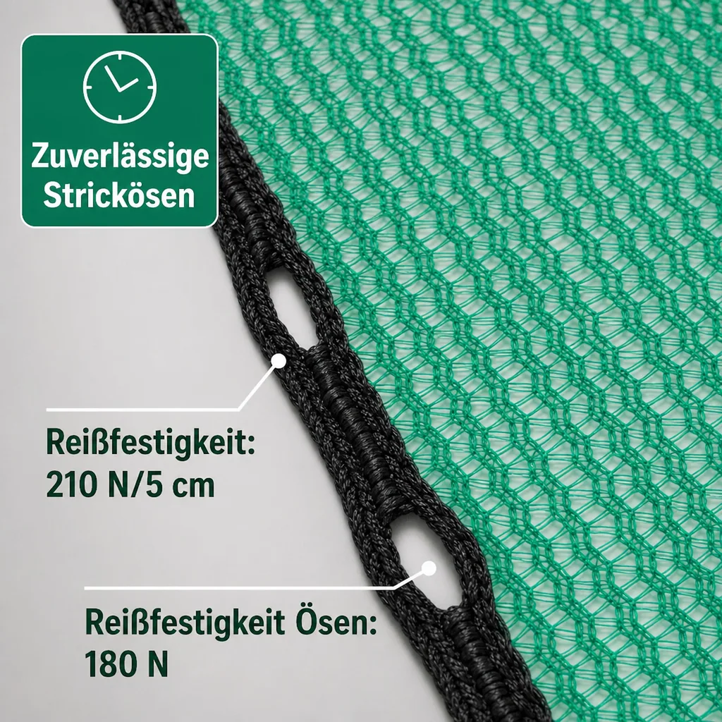 Gerüstschutznetz 3,07 x 10 m grün 50 g/m²