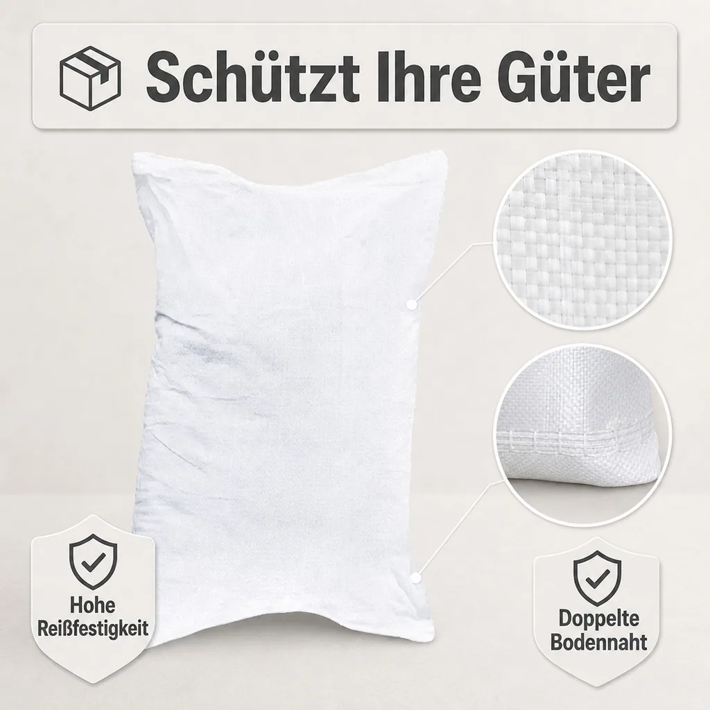 Gewebesack 65x115cm, PP Sack, Schüttgutsack, reißfest