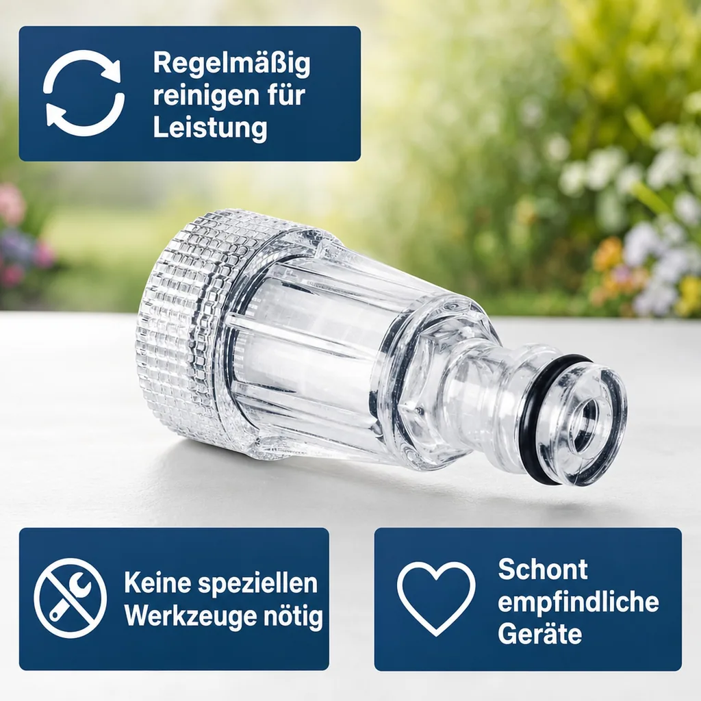 Wasserfilter 3 4 Zoll, Garten Wasserfilter, Filter für Gartenbewässerung
