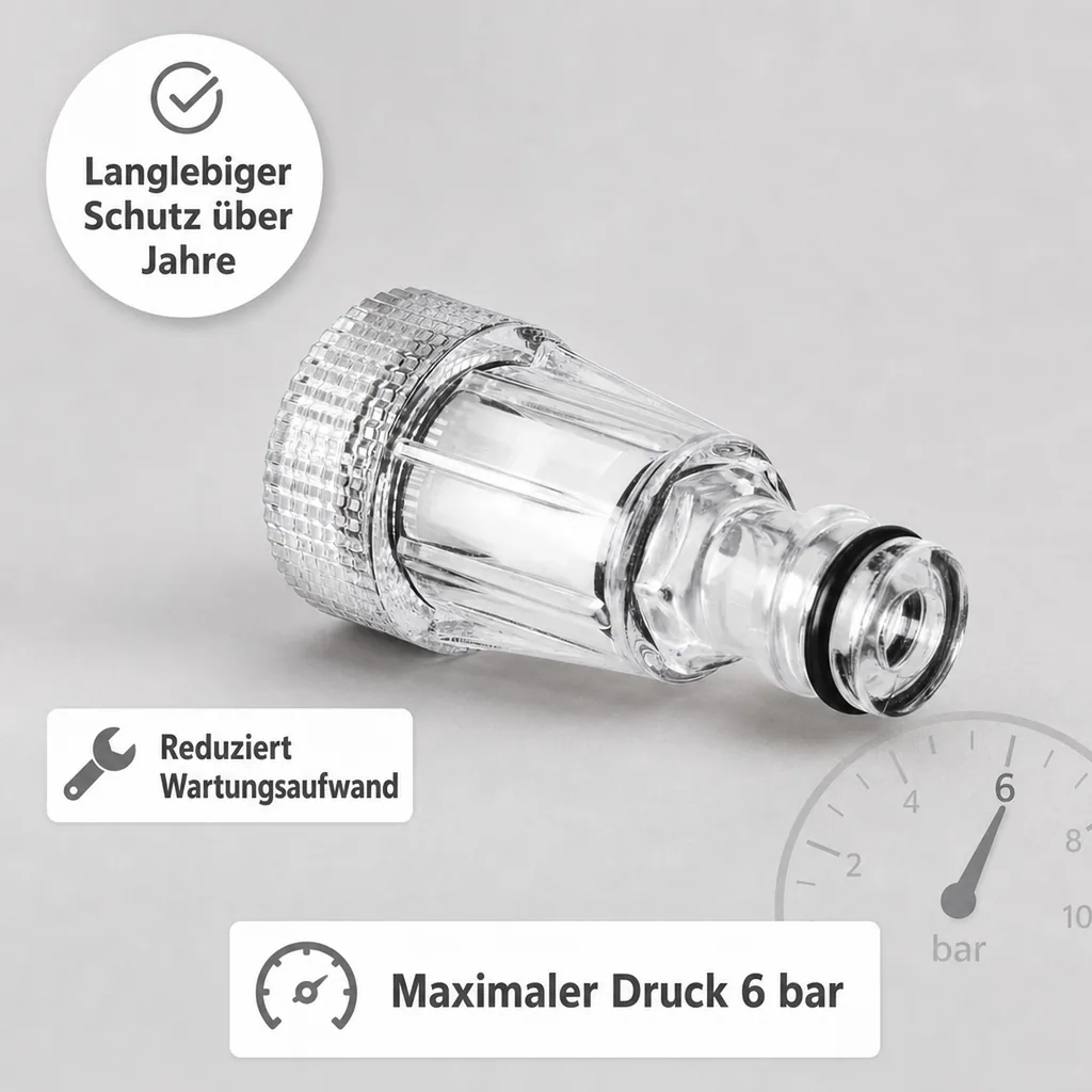 Wasserfilter 3 4 Zoll, Garten Wasserfilter, Filter für Gartenbewässerung