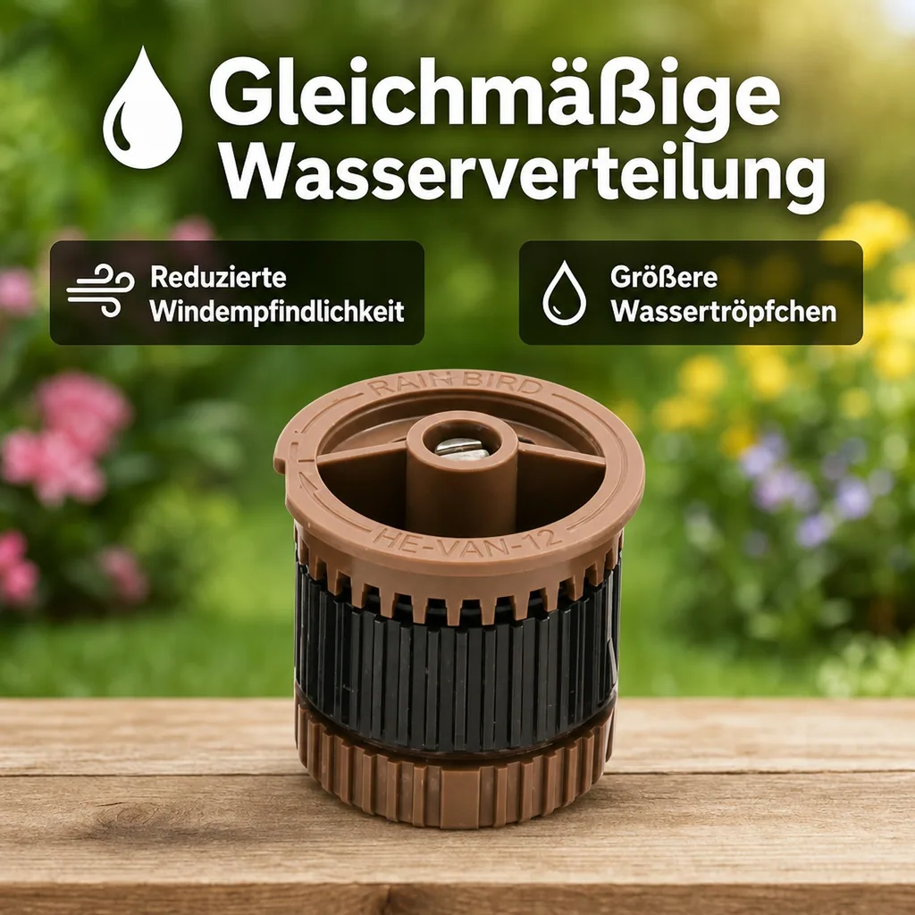 Sprühdüse Garten, einstellbar 0-360°, Regner Düse