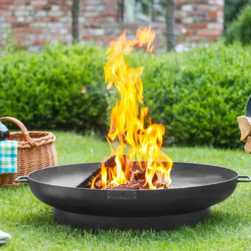 Feuerschale, 60 cm, Stahl, Garten, Naturstahl