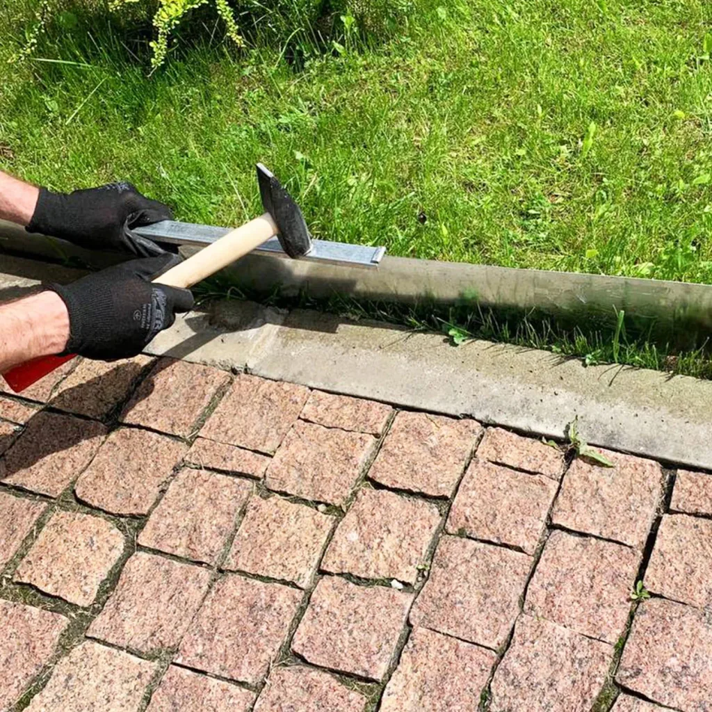 Rasenkantenband Metall Alu/Zink 15 cm x 10 Meter | Rasenkanten | Beeteinfassung | Beetumrandung | Beetbegrenzungen |