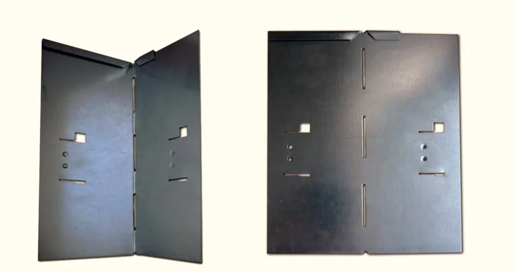Alu/Zink Ecke für Rasenkanten Metall 13.5cm  | Rasenkanten | Beeteinfassung | Beetumrandung | Beetbegrenzungen, Color-GS: grau