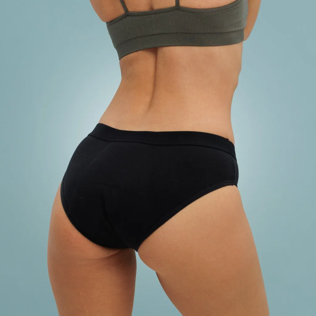 Weekiss Boyshort  Periodenunterwäsche,  Menstruationsunterwäsche, Periodenslip, Größe: XL (42); Mengen-Rabatte: ohne; Farbe Weekiss: Schwarz