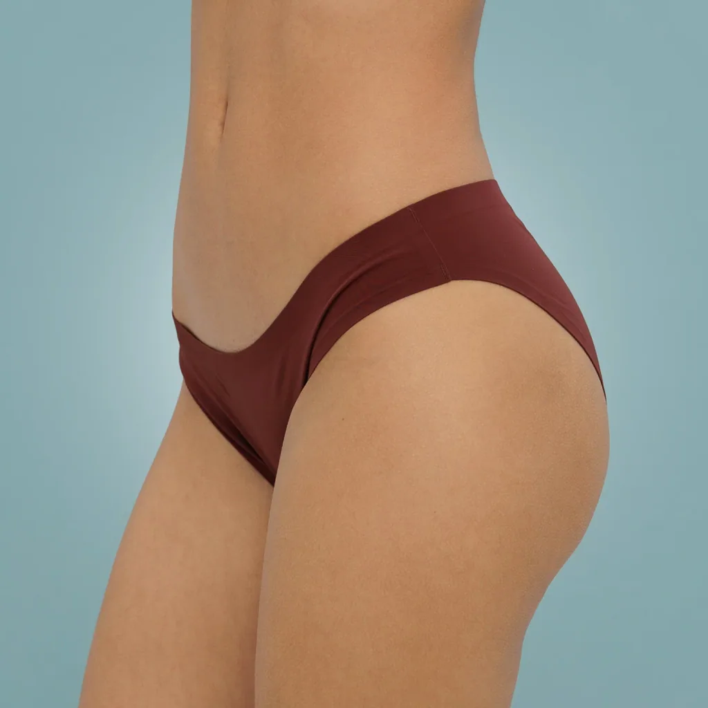 Weekiss Seamless Periodenunterwäsche, Menstruationsunterwäsche, Periodenslip, Größe: XL (42); Mengen-Rabatte: ohne; Farbe Weekiss: Rot