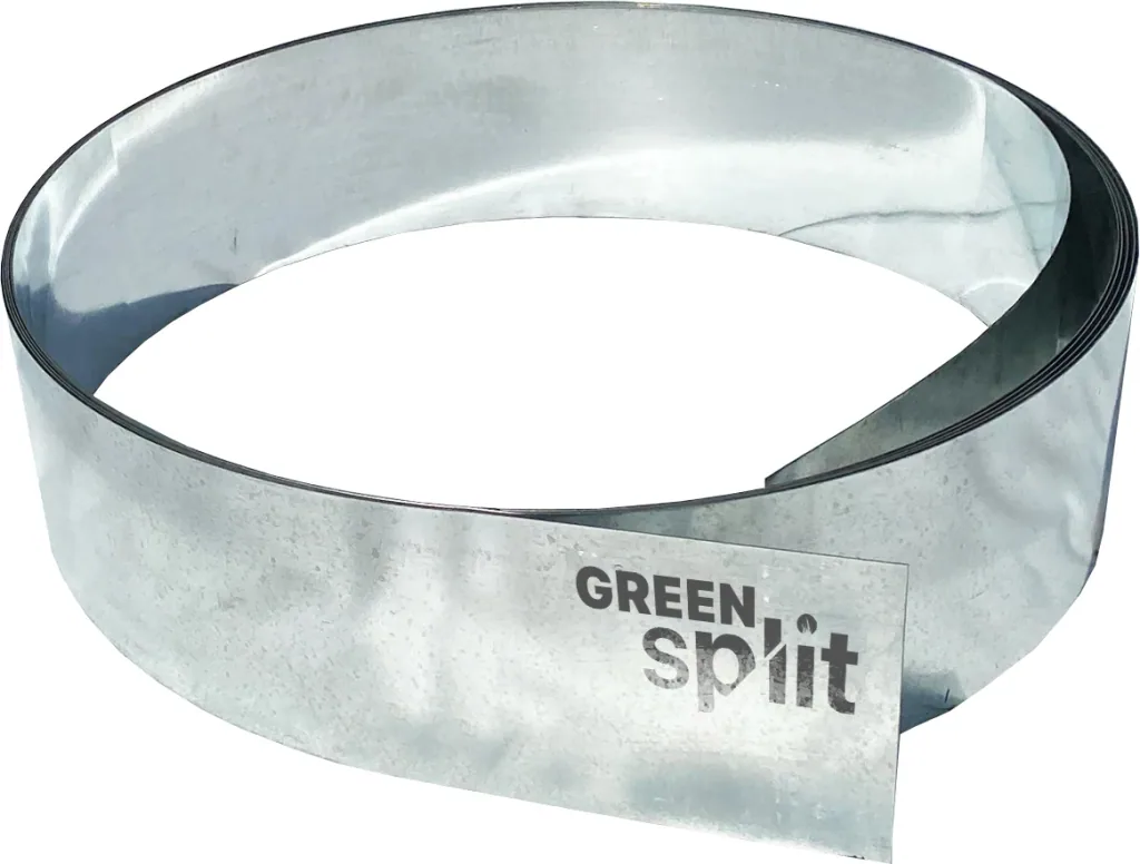 Rasenkantenband Metall Alu/Zink 25cm x 10Meter | Rasenkanten | Beeteinfassung | Beetumrandung | Beetbegrenzungen
