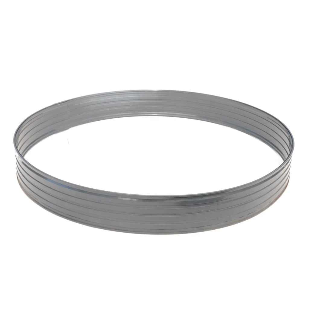 Baumring aus Alu Höhe 100 mm Durchmesser 0.6 m | Baumumrandung | Pflanzringe | Beeteinfassung | Rasenkante rund