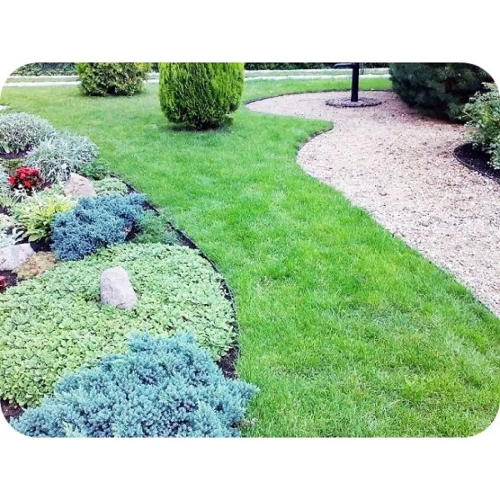 Rasenkantenband aus Kunststoff 15cm x 6m | Rasenkanten | Beeteinfassung | Beetumrandung | Beetbegrenzungen
