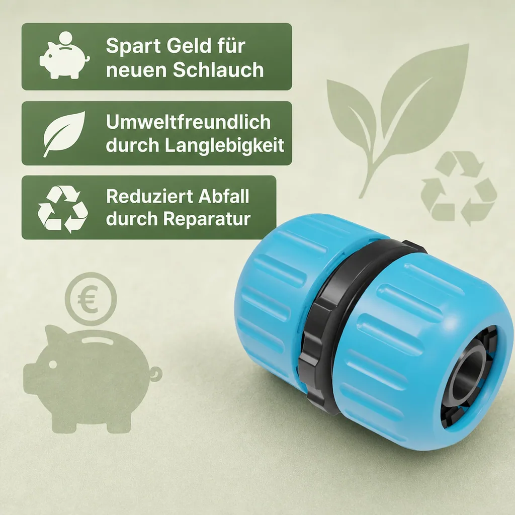 Schlauchverbinder 1/2 Zoll, Schlauchreparatur, Verbinder Schlauch