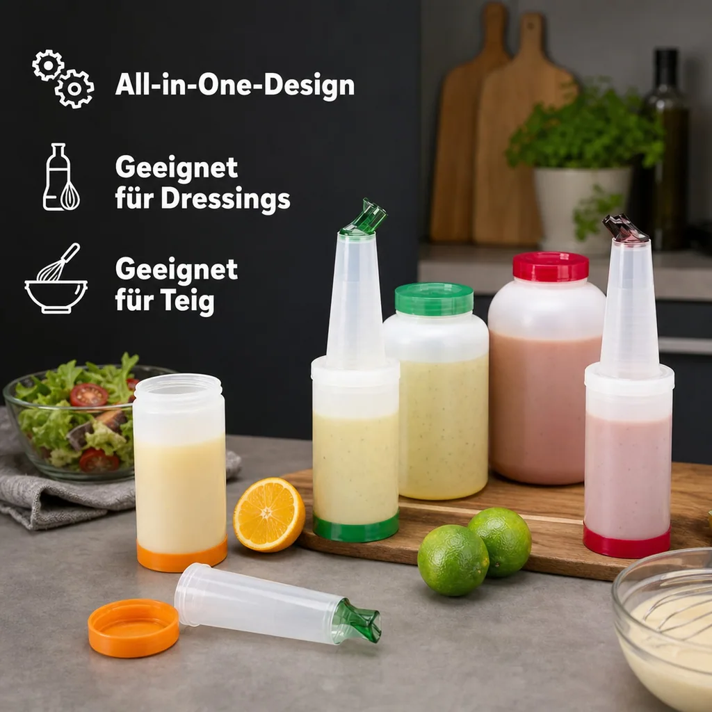 Trinkflaschen, Speed bottle - Bottle-Pour-Master, 2 Liter - Dosieren & Aufbewahren mit Stil, Farbe: gelb