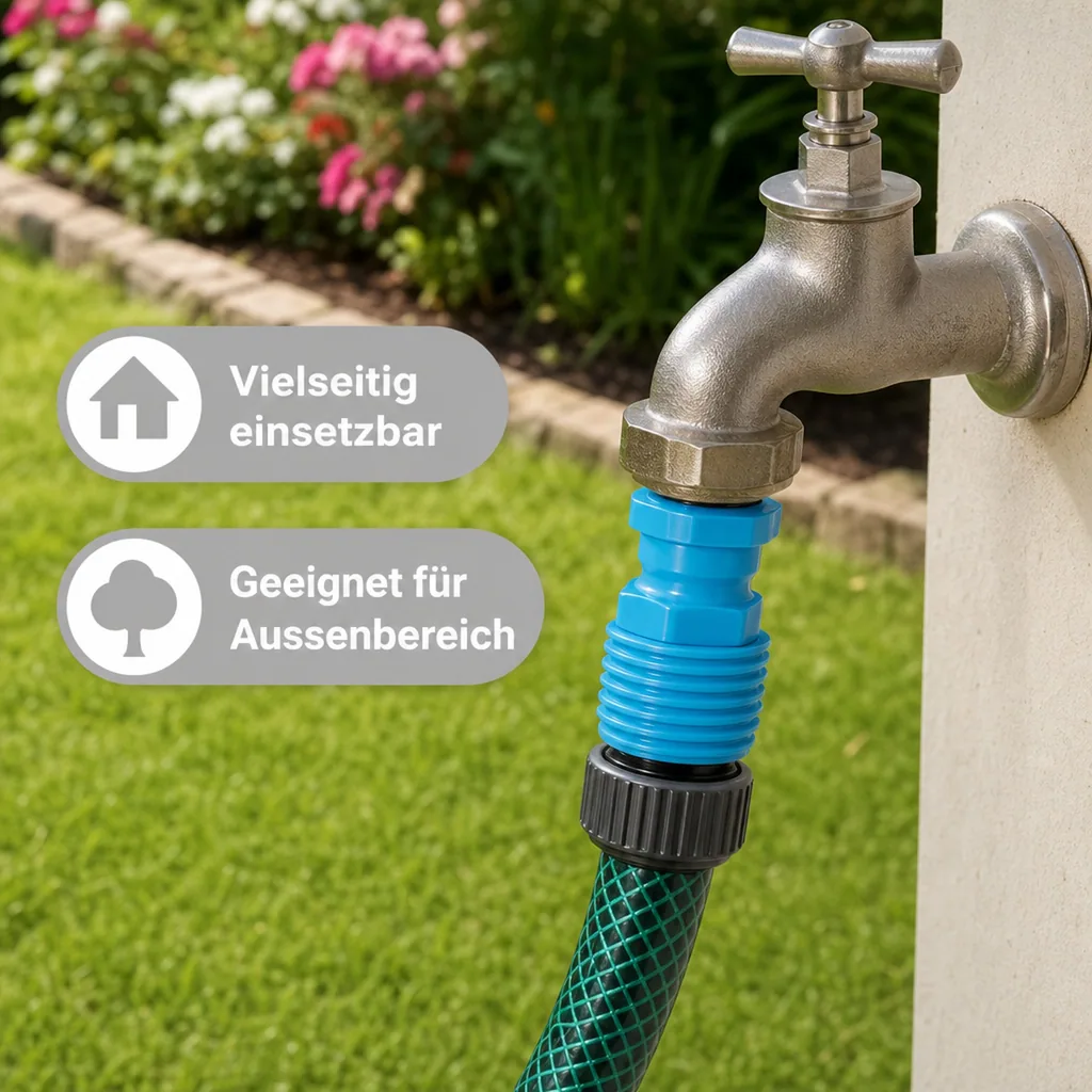 Wasserhahnanschluss, 1/2 Zoll, Aussengewinde Adapter