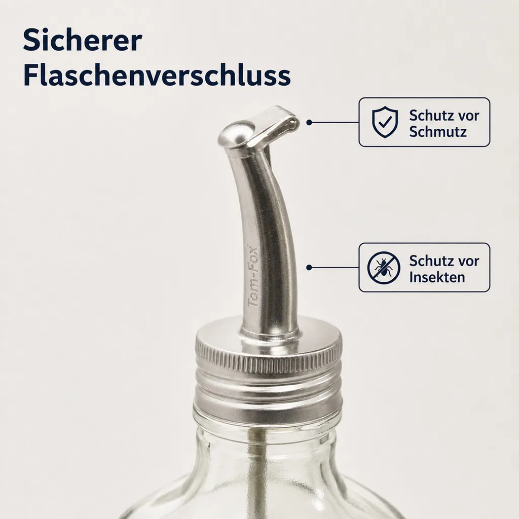 Flaschenausgießer, Ausgießer für flaschen - Tom-Fox, Ø 28,0 mm
