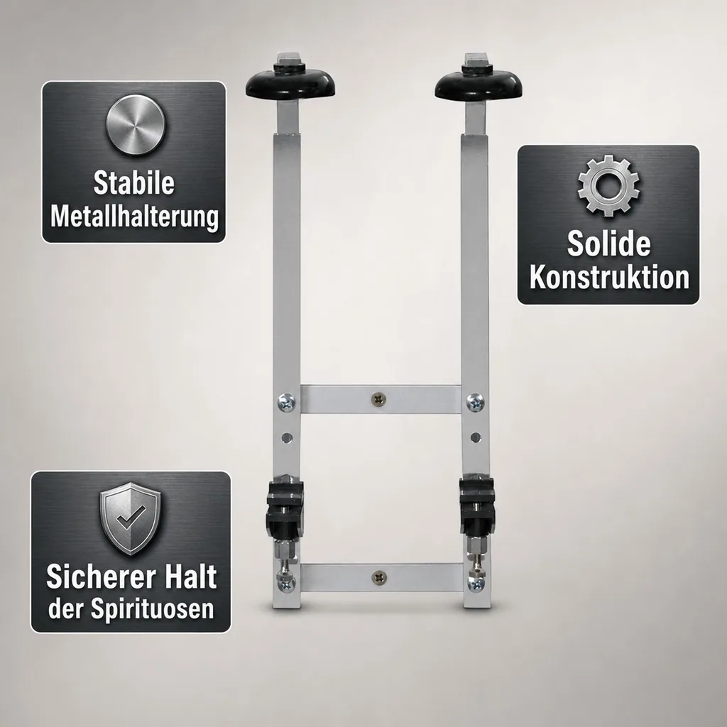 Flaschenhalterung - MULTI, für 2 Flaschen - 0,7 - 1,0 lt.