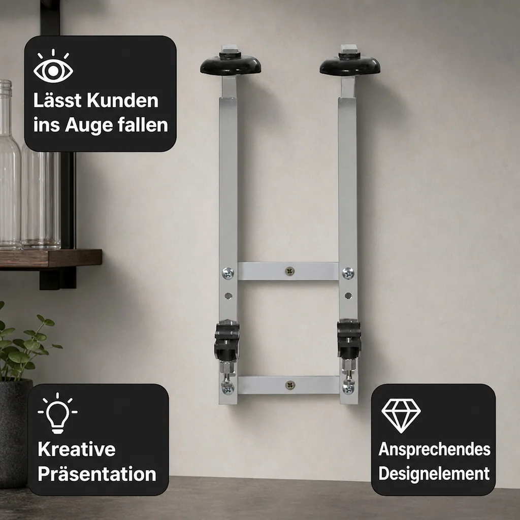 Flaschenhalterung - MULTI, für 2 Flaschen - 0,7 - 1,0 lt.