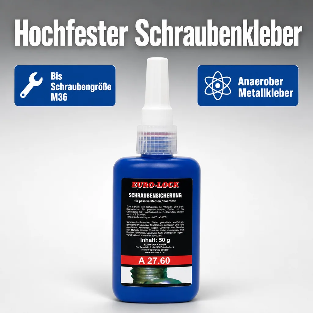 Metallkleber, Schraubensicherung - EURO-LOCK A.27.60