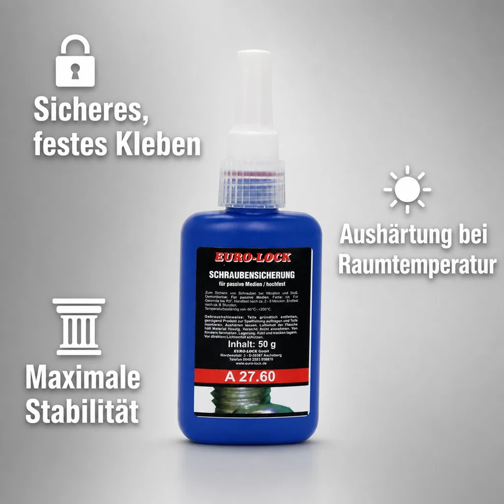 Metallkleber, Schraubensicherung - EURO-LOCK A.27.60