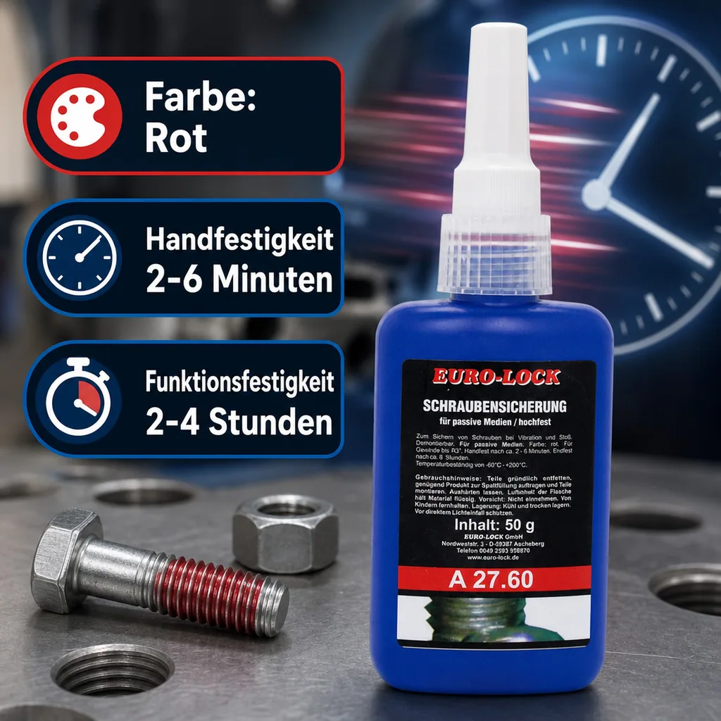 Metallkleber, Schraubensicherung - EURO-LOCK A.27.60