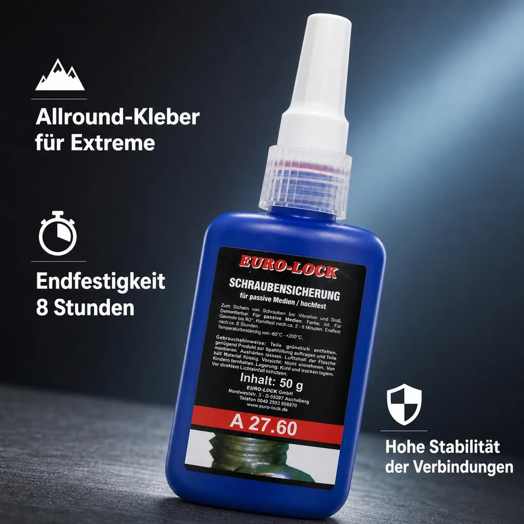 Metallkleber, Schraubensicherung - EURO-LOCK A.27.60