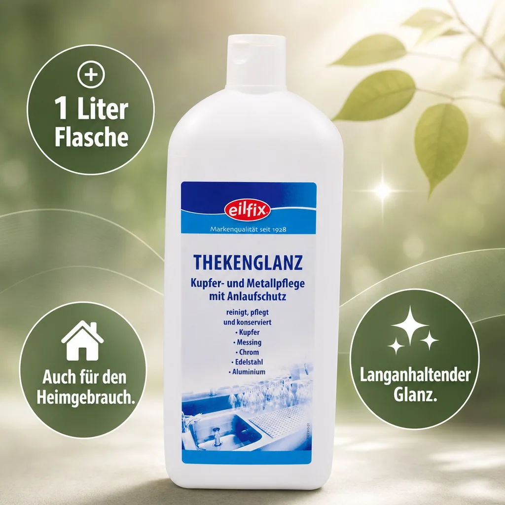 Thekenglanz Kupferpflege - 1L, Flasche